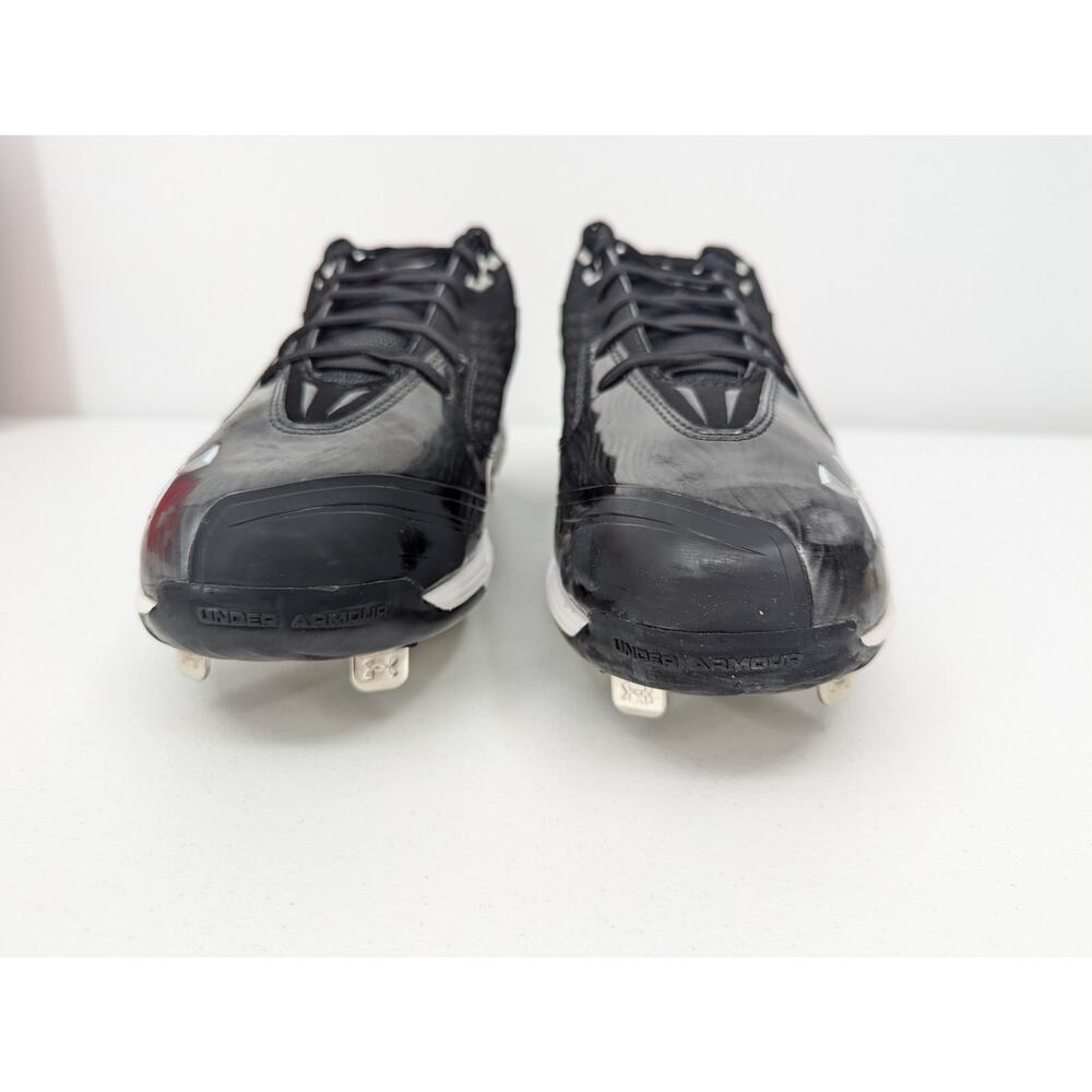 Men's Size 12 - Under Armour Natural 2 Low ST Black New In Box Baseball Cleats